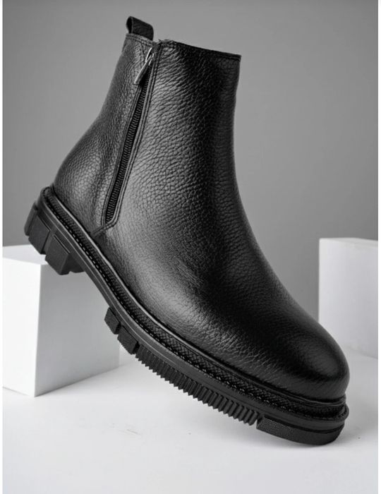 70% ОТСТЪПКА Мъжки Боти  От Естествена Кожа