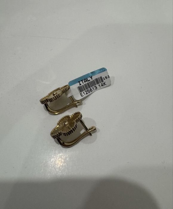 Комплект серьги кольцо золото 585