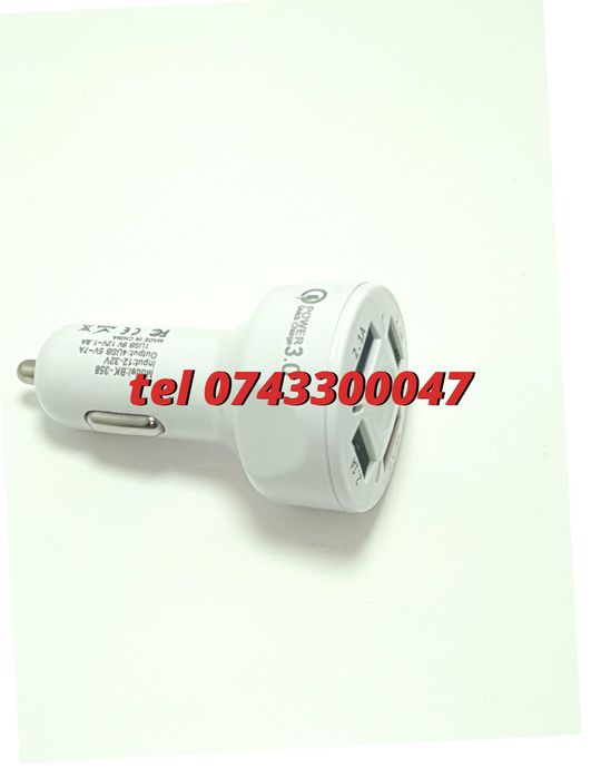 Superfastcharge Incarcator Auto Cu Patru Porturi Usb Partycharge