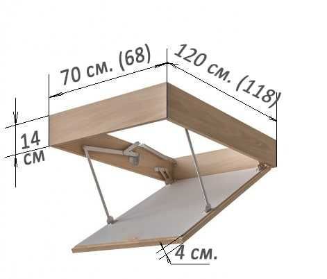 Люки от чердачных лестниц.