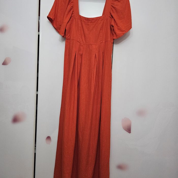 Rochie lunga in cu bumbac