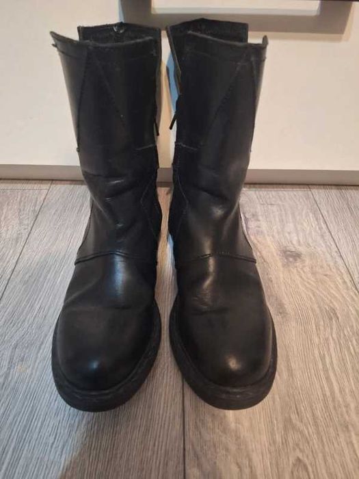 DIESEL, ghete / cizme / bocanci, piele, nr 38