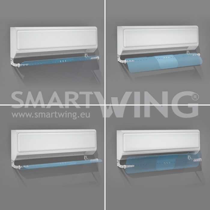 Дефлектор за голям климатик Smart Wing Plus; 60см - 110см ширина