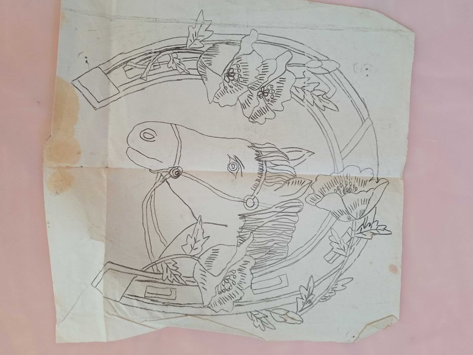 Скица скици старинни за бродерия на "ришелье", бод