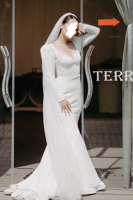 Свадебное платье классическое