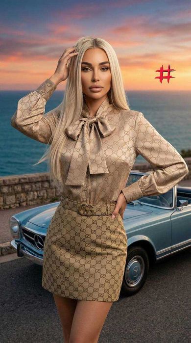 Compleu cu fusta și camasa