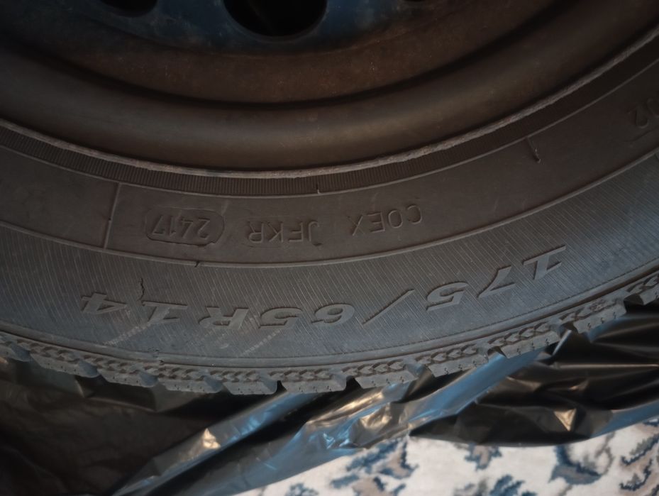 Set roti de iarna pentru Fiat 500 jante + cauciucuri