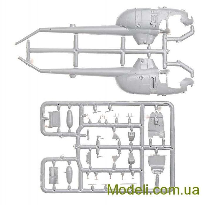 Сборная модель вертолета Ми-1MУ (Амодел 1/72)