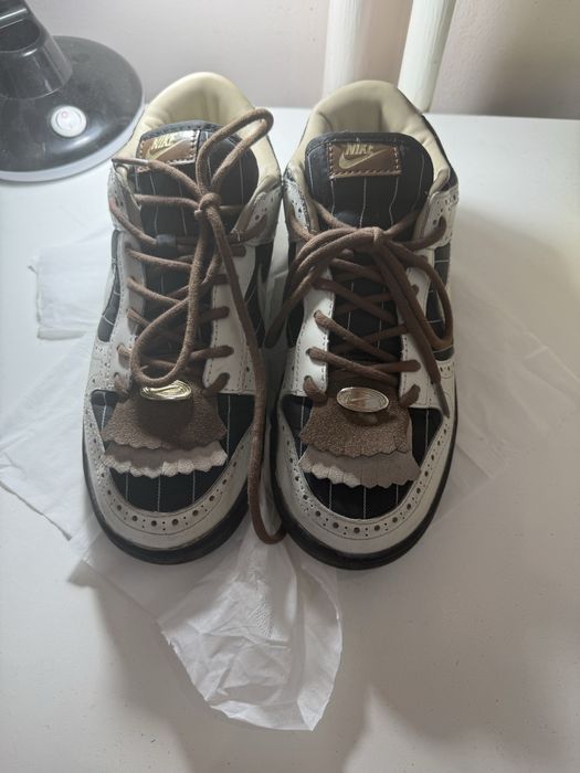 Кроссовки Nike Dunk Low LX Brogue Pinstripe