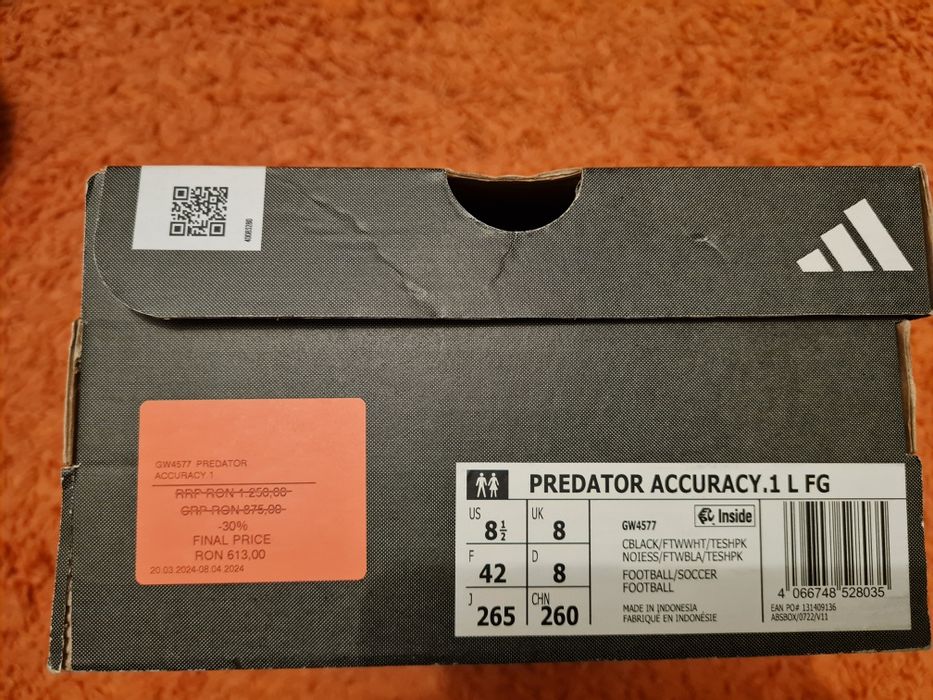 Ghete fotbal  adidas teren iarba top