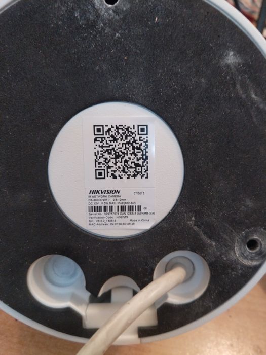 Camera video IP dome  2mp utilizată 10 buc