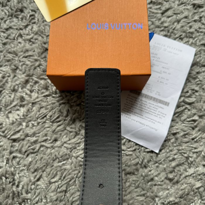 Curea Louis Vuitton Monogram Black 110 CM
