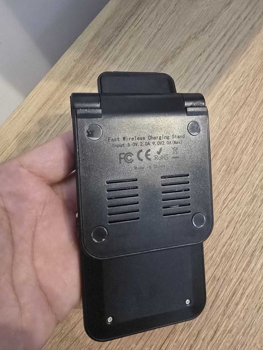Incarcator Wireless Nitoplay® Z740, Fast Charging 15W, Tehnologie QI, Samsung