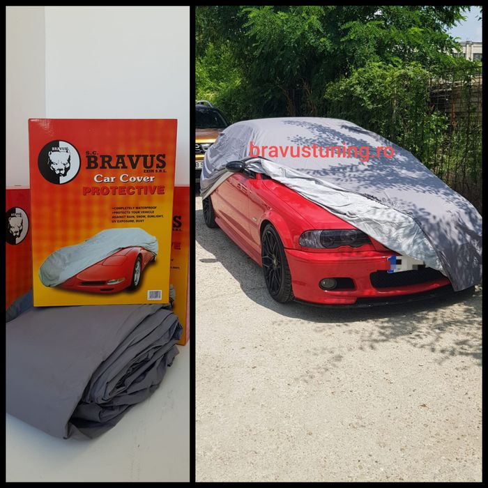 Husa prelata auto cauciucata,exterioara impermeabila 2 straturi