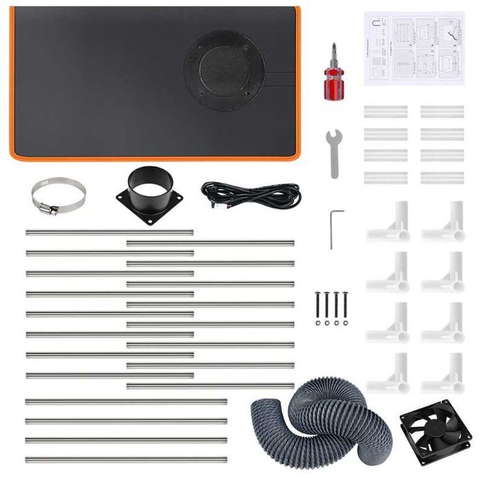 Incinta Rezistanta Foc Evacuare Fum pt Gravator CNC Laser Router 40W80