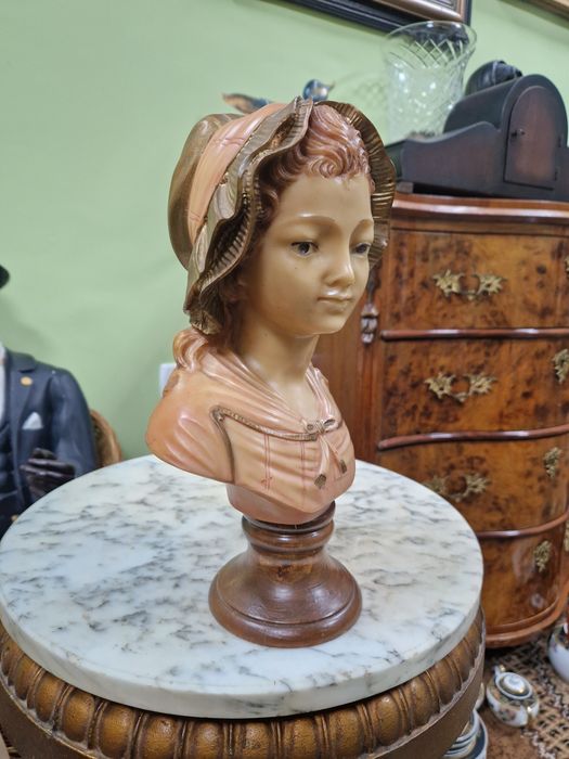 Антикварен колекционерски бюст фигура статуетка