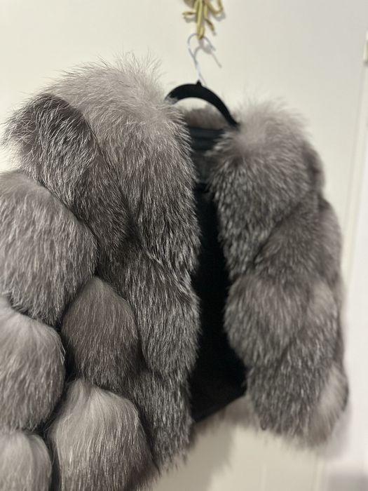 Blana naturala cu gluga detasabila