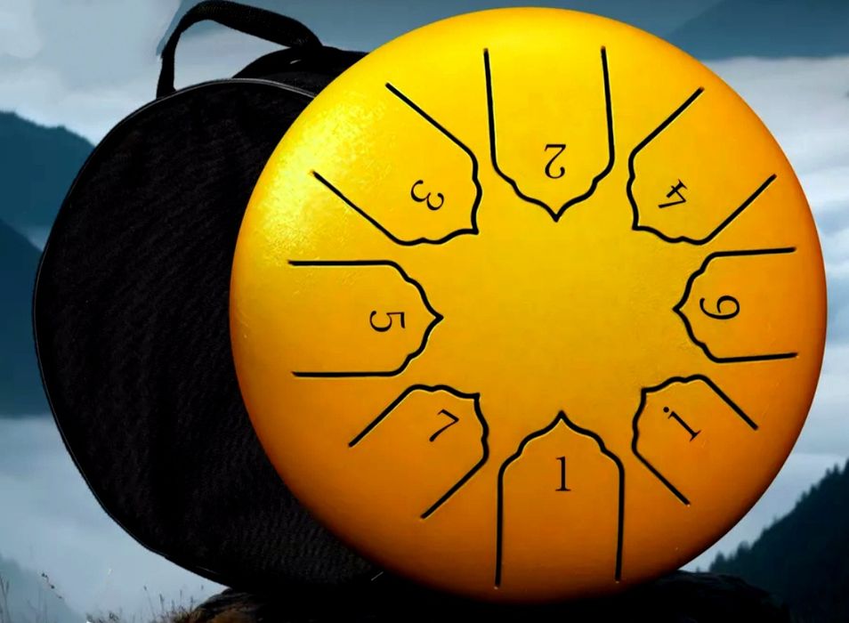 Скидка!Отличный барабан глюкофон,Д-мажор,в полной комплектации