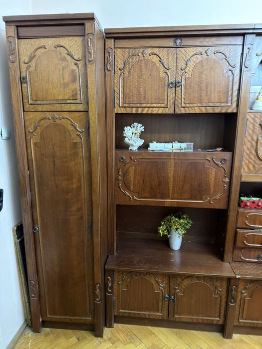 Mobila living lemn solid cu model sculptat cetatea Oradea