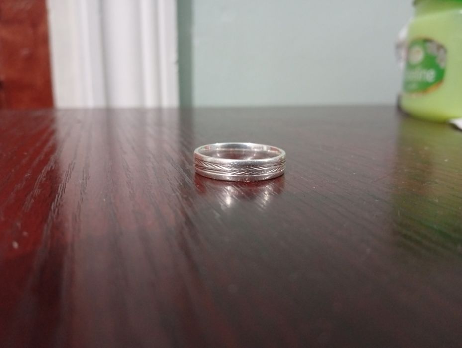 Кольцо серебряное мужской