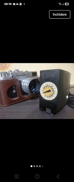 Aparat foto Zorki-4 plus blitz