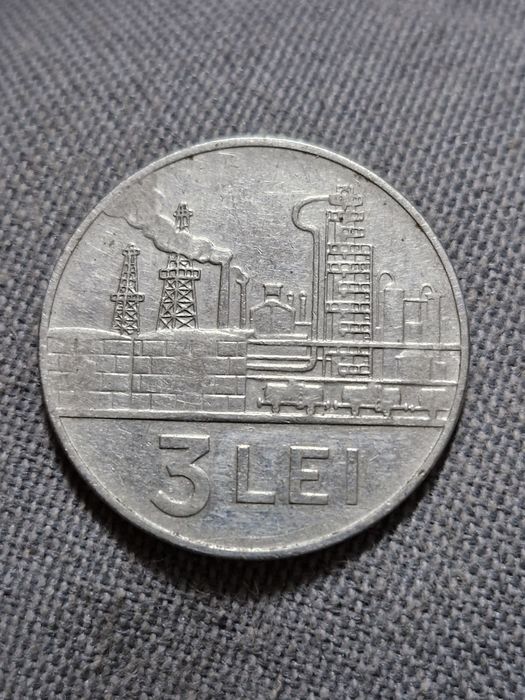 Monede 3 lei 1966