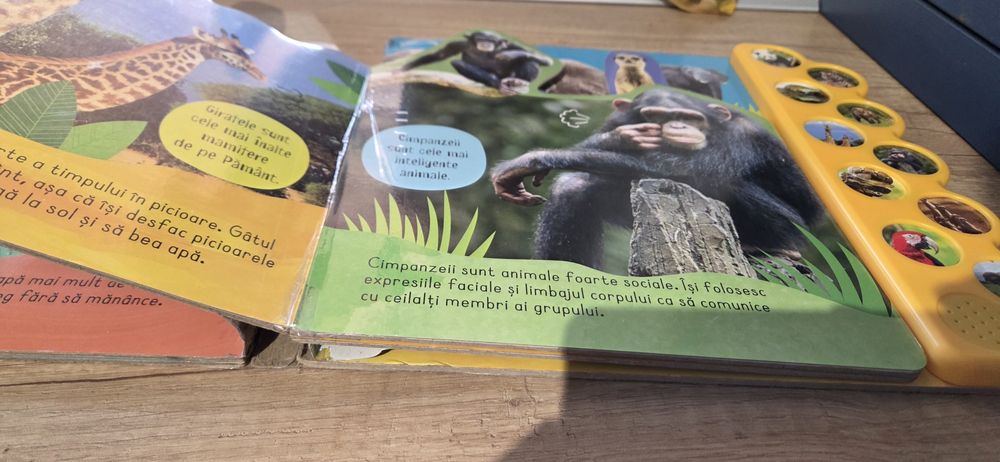 Carte cu sunete Animale Salbatice