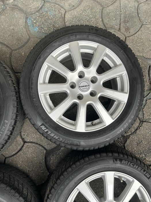 Jante aliaj 5x112mm, anvelope iarna 205/55 R16, VW, Audi, Seat, SKoda, Mercedes