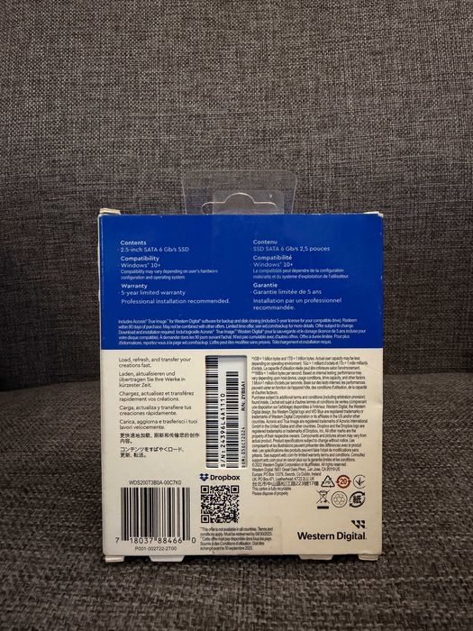 SSD Western Digital Blue SA510, 2TB, SATA3, 2.5inch