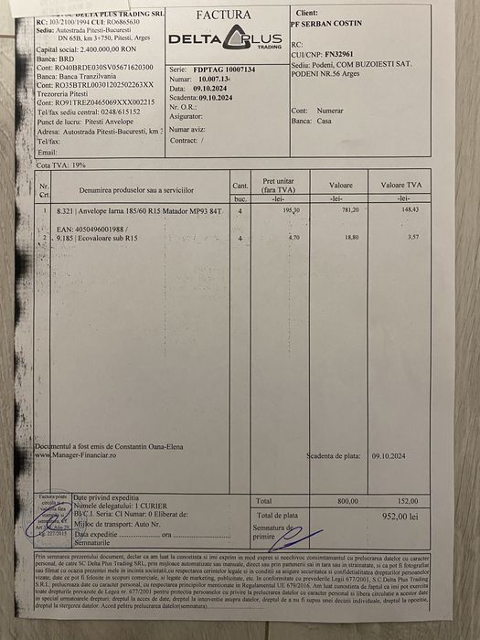 Jante+cauciucuri DOT2024