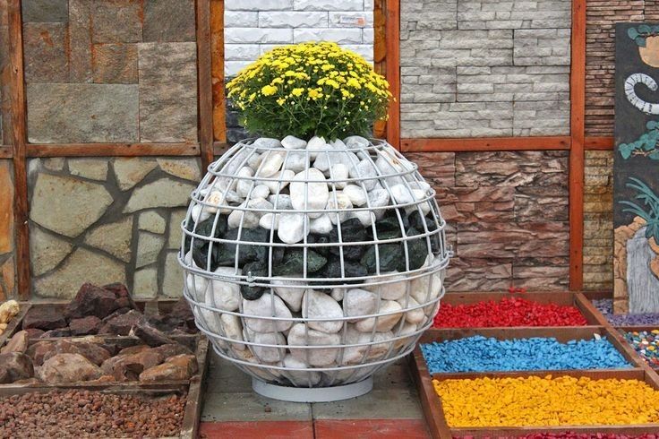 Белый галтовенни камни