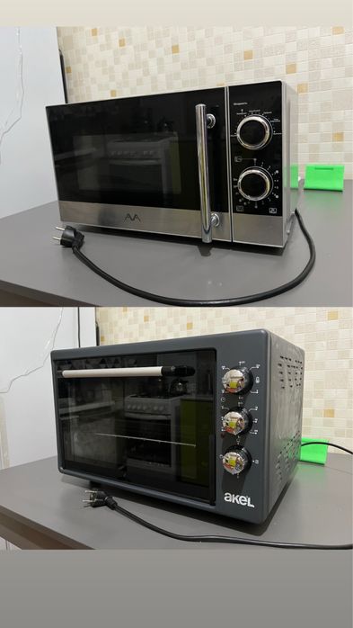 Микроволновка и настольная электропечь Akel
