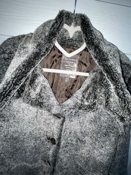 Дамски къс плюшен тренчкот YEST FASHION