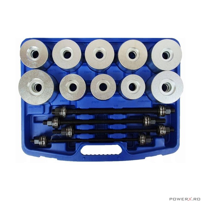 Trusa extractoare, de extragere rulment 27 piese Silver