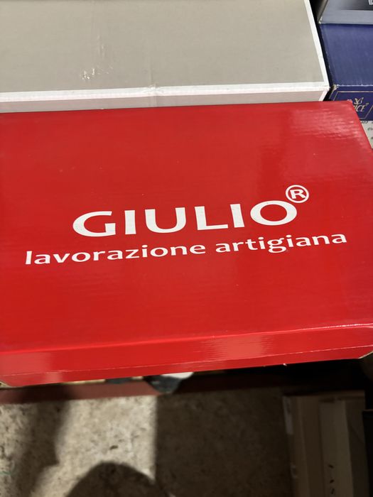 Pantofi damă GIULIO, mărimea 38, Taupe/Auriu – Piele naturală, stare foarte bună