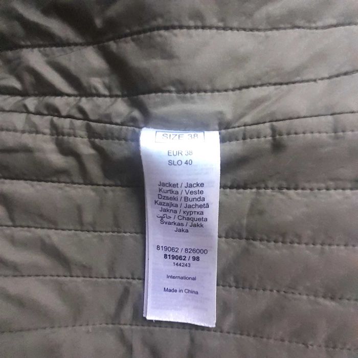 Geacă de damă, cu glugă cu blăniță, Orsay, verde olive, mărimea 38