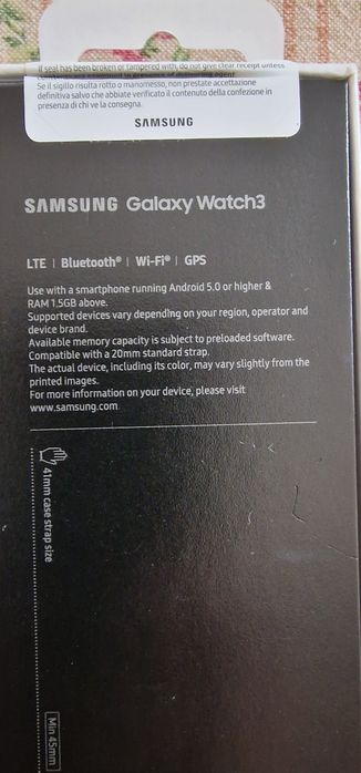 Smart watch Samsung Watch 3 Lte-4G-E sim