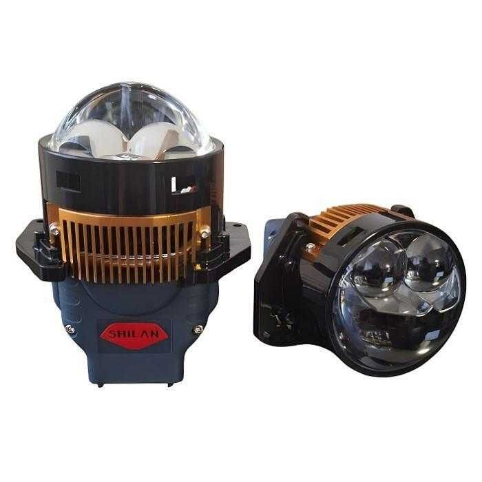 BI LED Лупи за Фар 12V 65W 3"инча 6000K  30 000 лумена