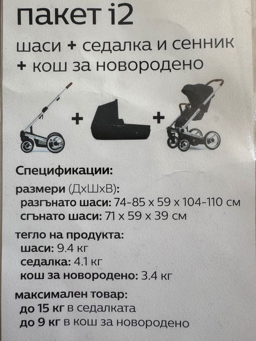 Нищо специално,освен вече ненужно!Mutsy i2