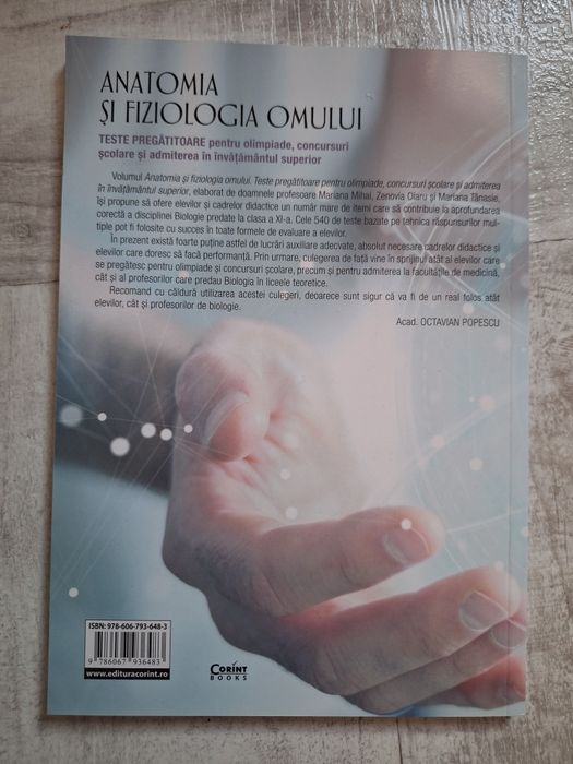 Teste anatomia si fiziologia omului