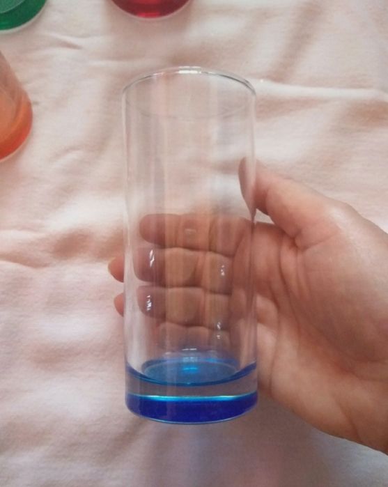 Set de 6 pahare colorate