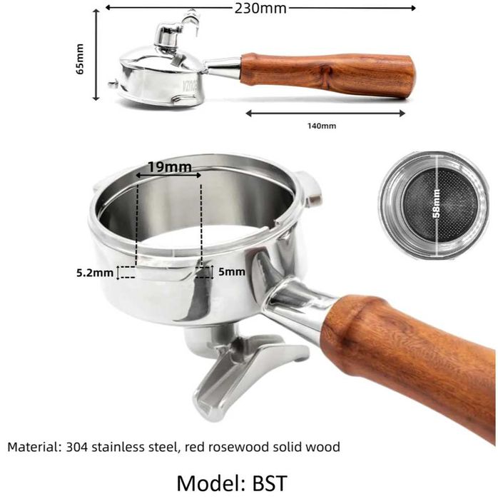 Ръкохватка портафилтър за Delonghi и много други кафемашини