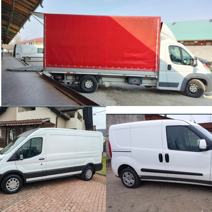 Mutari locuințe transport utilaje duba cu lift sau dubita  200-350 lei