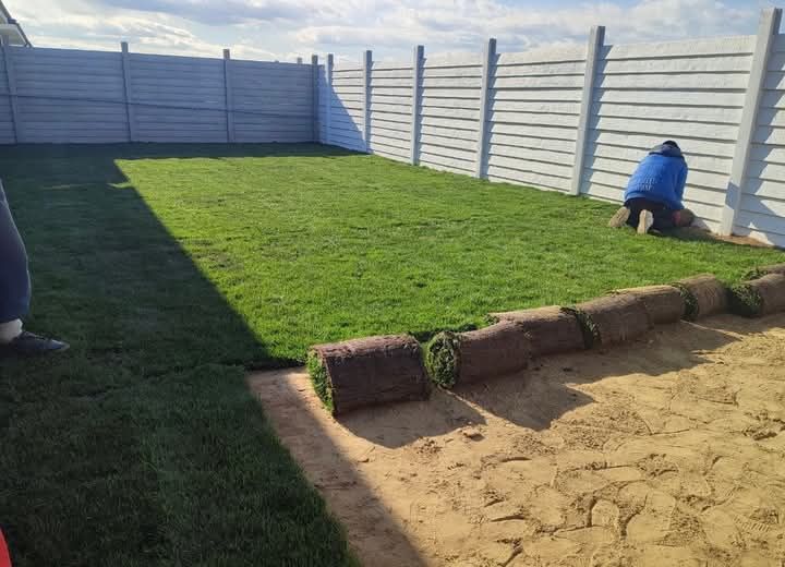 Gazon Rulou și sistem de irigatii