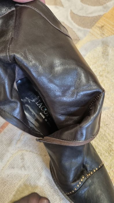 Очень красивые удобные сапоги, Италия