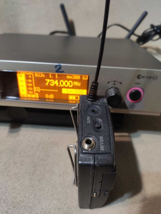 Wireless Sennheiser G3 300 instrument saxofon vioară acordeon clarinet