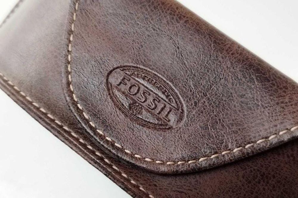 Toc Ochelari Fossil piele maro