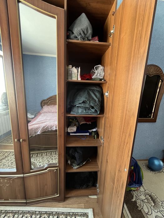 Кровать шкафымен бірге