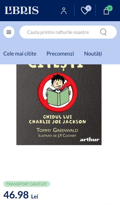 Carte "Cum să faci să nu citești" de Tommy Greenwald