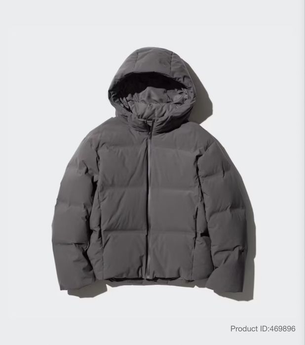 Пуховик Uniqlo с капюшоном
